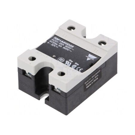 Releu Semiconductor 1-fazat 25A 42-660VAC | Electronic-mag.ro | Componente Electronice