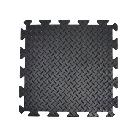 Covor Anti-Oboseală Spumă PVC Negru 0.5m x 0.5m | Electronic-mag.ro | Componente Electronice