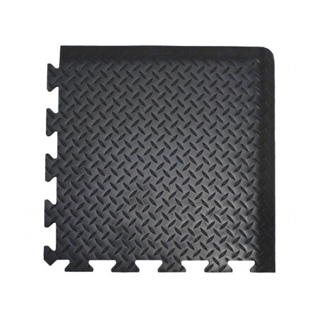 Covor Anti-Oboseală Negru 0.5m x 0.5m Spumă PVC | Electronic-mag.ro | Componente Electronice