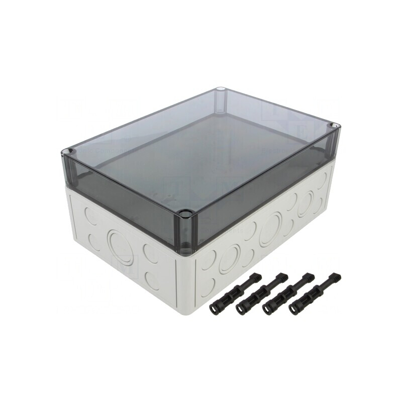 Carcasă universală gri IP66 180x254x111mm | Electronic-mag.ro | Componente Electronice