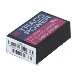 Convertor DC/DC 6W 9-36V la 15V/-15V DIP24 | Electronic-mag.ro | Componente Electronice