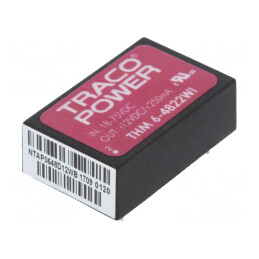 Convertor DC/DC 6W 18-75V la 12V/-12V | Electronic-mag.ro | Componente Electronice