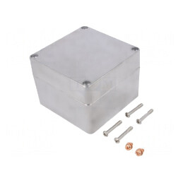 Carcasă universală aluminiu IP68 120x122x91 mm | Electronic-mag.ro | Componente Electronice