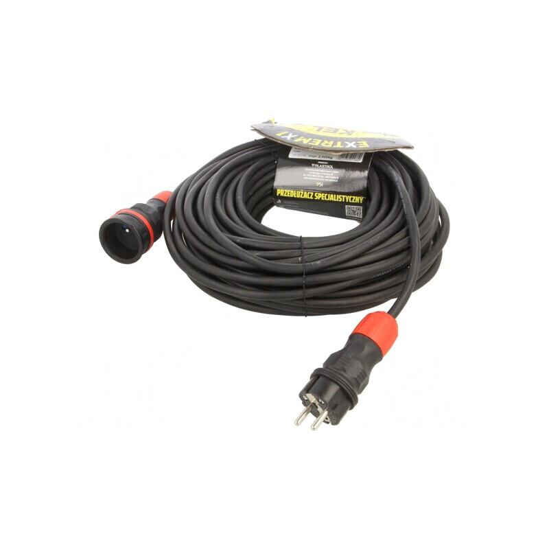 Prelungitor electric 25m negru 16A | Electronic-mag.ro | Componente Electronice