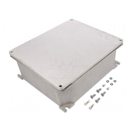 Carcasă Universală cu Lame de Fixare 215x252x91mm | Electronic-mag.ro | Componente Electronice