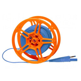 Cablu de măsurare mufă banană 4 mm, 25m | Electronic-mag.ro | Componente Electronice