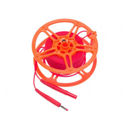Cablu de măsurare mufă banană 4 mm, 25m | Electronic-mag.ro | Componente Electronice