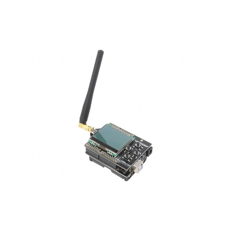 Kit evaluare ATMEGA328 cu soclu și șir pini RFM HOPEDUINO | Electronic-mag.ro | Componente Electronice