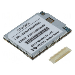 Modul: GSM | 3G | SMD | CDMA | 410MHz,450MHz | 30x40x4mm | UART,USB | CTM-680-A