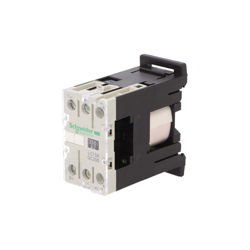 Contactor 2-polar 230VAC 5A pentru şină DIN TeSys | Electronic-mag.ro | Componente Electronice