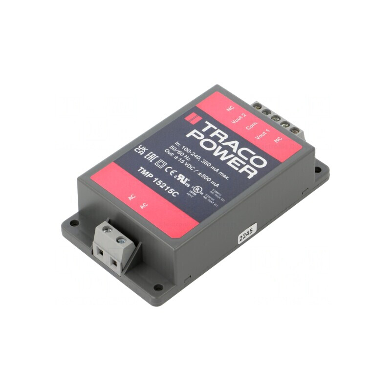 Alimentator încastrabil 15W 15VDC 500mA | Electronic-mag.ro | Componente Electronice