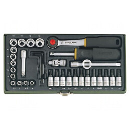 Set Chei Tubulare Crom-Vanadium 36 Buc. | Electronic-mag.ro | Componente Electronice
