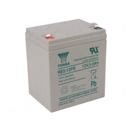 Baterie Plumb-Acid 12V 5Ah AGM întreținere redusă | Electronic-mag.ro | Componente Electronice