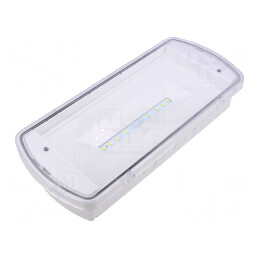 Lampă de urgență LED SafeLite IP65 albă | Electronic-mag.ro | Componente Electronice