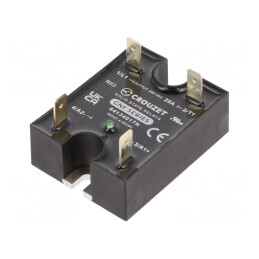 Releu semiconductor 1-fazat 25A 4-30VDC 24-280VAC | Electronic-mag.ro | Componente Electronice
