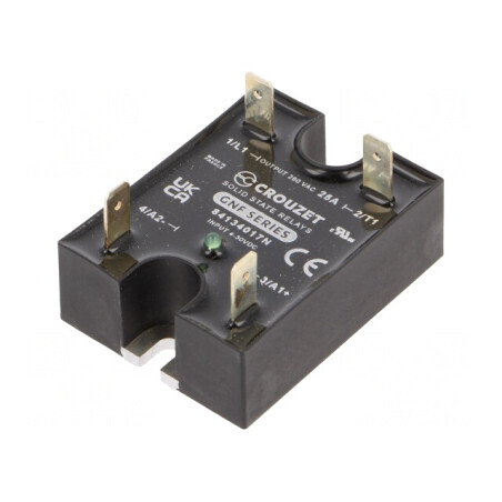 Releu semiconductor 1-fazat 25A 4-30VDC 24-280VAC | Electronic-mag.ro | Componente Electronice