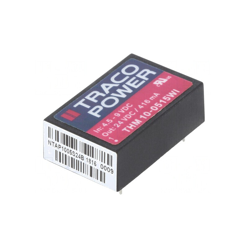 Convertor DC/DC 10W 4.5-9V la 24V 416mA DIP24 THM 10-0515WI | Electronic-mag.ro | Componente Electronice Convertor DC/DC 10W 4.5-9V la 24V 416mA DIP24 THM 10-0515WI | Electronic-mag.ro | Componente Electronice