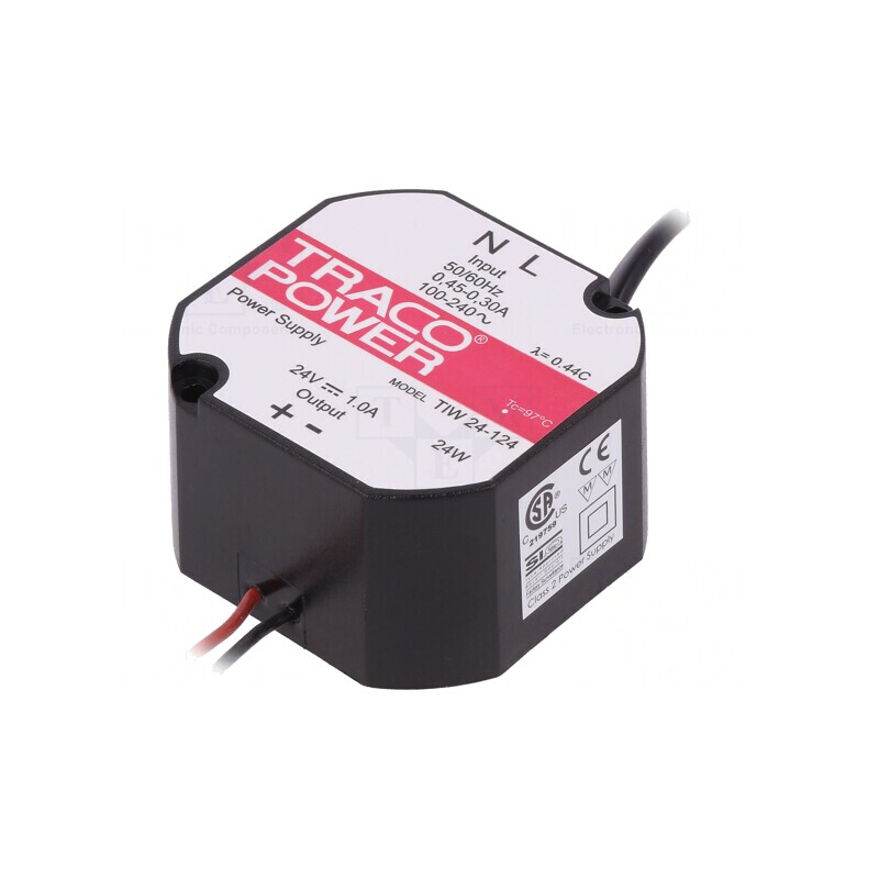 Alimentator pulsatoriu pentru încastrare 24V TIW 24-124 | Electronic-mag.ro | Componente Electronice