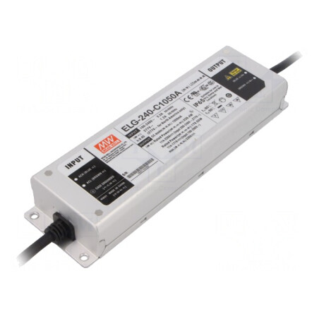 Alimentator LED 240W IP65 114-228VDC 525-1050mA | Electronic-mag.ro | Componente Electronice