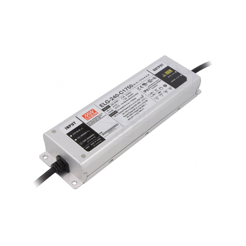 Alimentator LED 240W 69-137VDC IP67 | Electronic-mag.ro | Componente Electronice Alimentator LED 240W 69-137VDC IP67 | Electronic-mag.ro | Componente Electronice