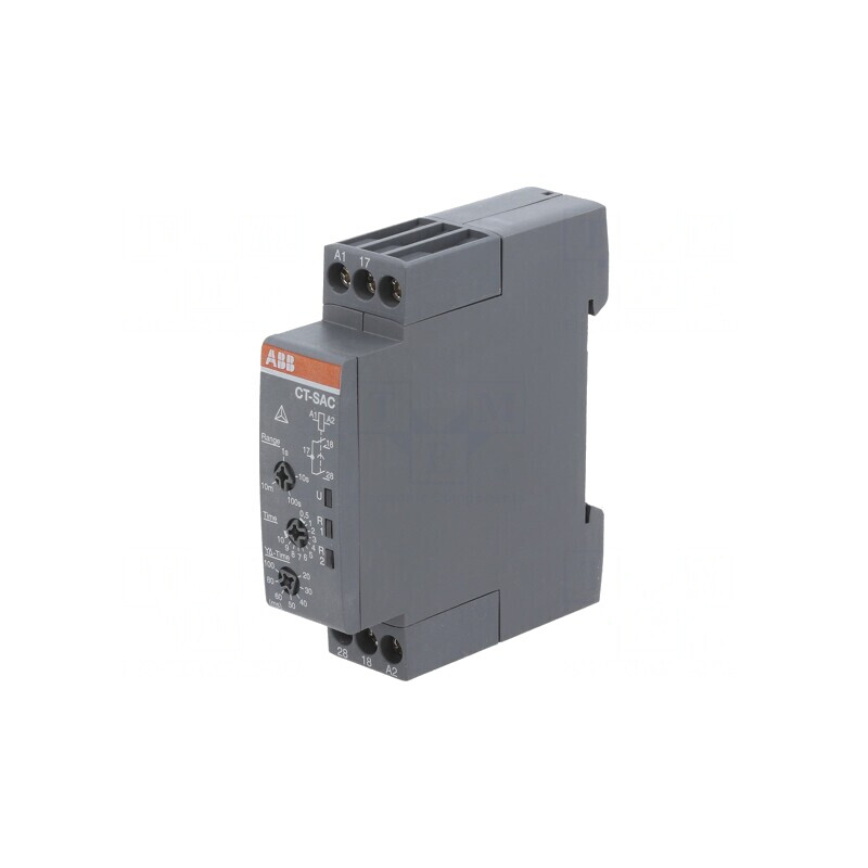 Timer SPDT 0,05-10min pentru șină DIN 24-240VAC/24-48VDC | Electronic-mag.ro | Componente Electronice
