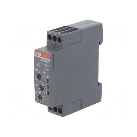 Timer SPDT 0,05-10min pentru șină DIN 24-240VAC/24-48VDC | Electronic-mag.ro | Componente Electronice