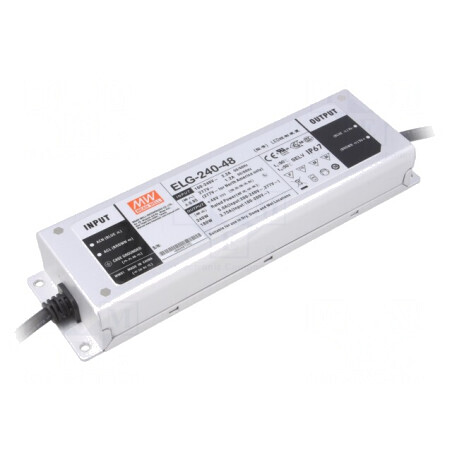 Alimentator LED 240W 48VDC 5A IP67 | Electronic-mag.ro | Componente Electronice