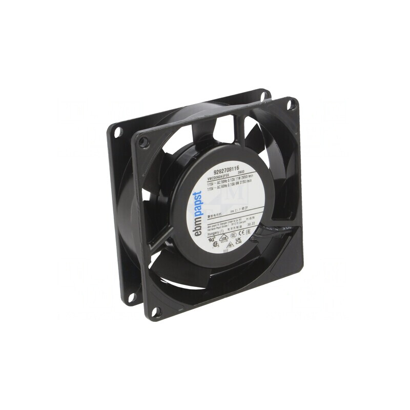 Ventilator AC axial 115V 92x92x25mm 70m3/h 40dBA | Electronic-mag.ro | Componente Electronice Ventilator AC axial 115V 92x92x25mm 70m3/h 40dBA | Electronic-mag.ro | Componente Electronice