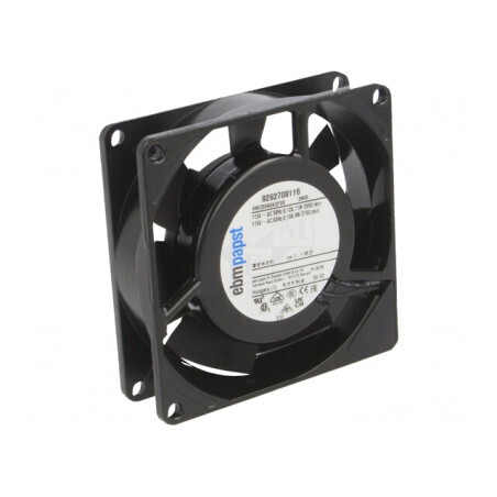Ventilator AC axial 115V 92x92x25mm 70m3/h 40dBA | Electronic-mag.ro | Componente Electronice