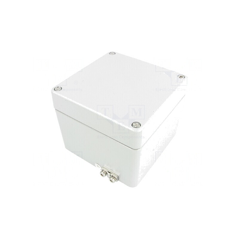 Carcasă Universală ATEX Aluminiu Gri 100x100x81 mm | Electronic-mag.ro | Componente Electronice