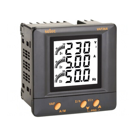 Aparat măsurare parametri rețea LCD 3 cifre VAF36A 230V | Electronic-mag.ro | Componente Electronice
