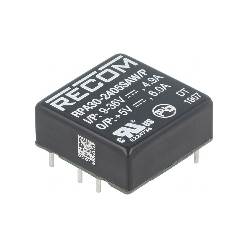 Convertor DC/DC 30W 9-36V la 5V 6A | Electronic-mag.ro | Componente Electronice