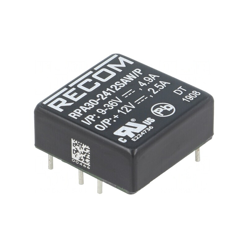 Convertor DC/DC 30W 9-36V la 12V 2.5A | Electronic-mag.ro | Componente Electronice Convertor DC/DC 30W 9-36V la 12V 2.5A | Electronic-mag.ro | Componente Electronice