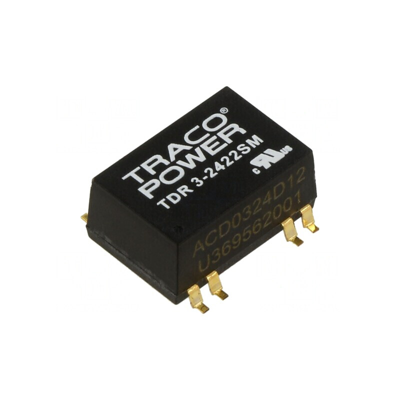 Convertor DC/DC 3W 18-36V la 12V/-12V SMD TDR 3-2422SM | Electronic-mag.ro | Componente Electronice