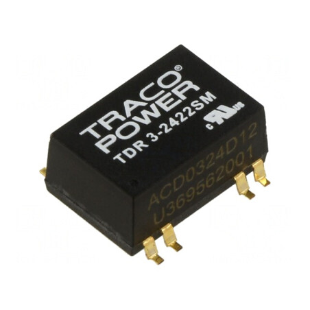 Convertor DC/DC 3W 18-36V la 12V/-12V SMD TDR 3-2422SM | Electronic-mag.ro | Componente Electronice