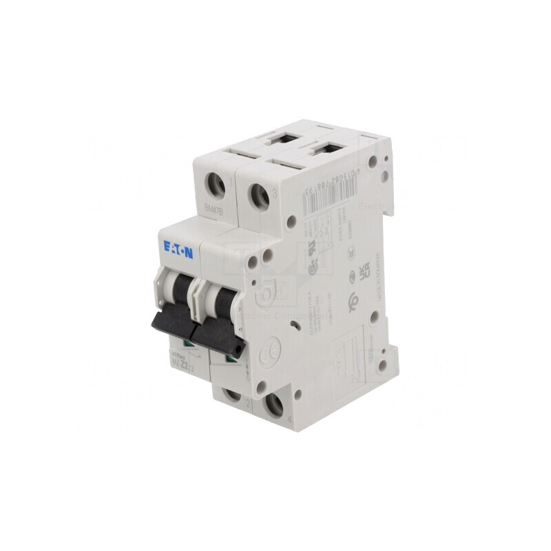 Întrerupător de Supracurent 2A 2 Poli 10kA 230/400VAC | Electronic-mag.ro | Componente Electronice