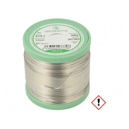 Sârmă de lipit fără plumb 0,8mm 500g ECO3 | Electronic-mag.ro | Componente Electronice