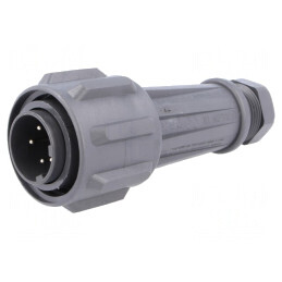 Conector Circular Mufă Tată 5 Pin Filet Interior | Electronic-mag.ro | Componente Electronice