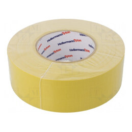 Bandă Textilă Galbenă 50mm x 50m | Electronic-mag.ro | Componente Electronice