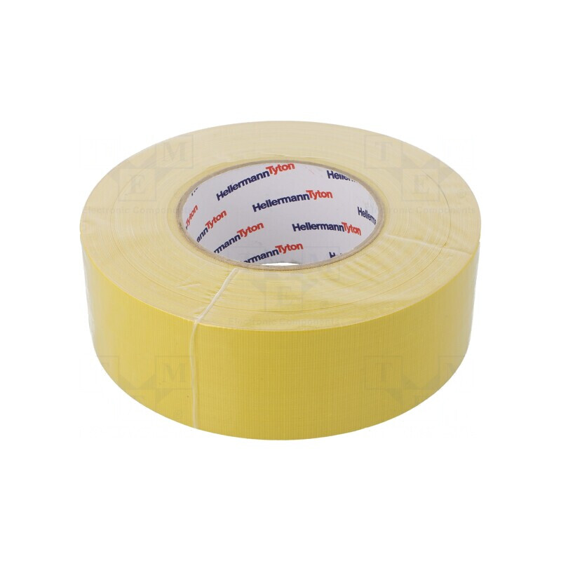 Bandă Textilă Galbenă 50mm x 50m | Electronic-mag.ro | Componente Electronice