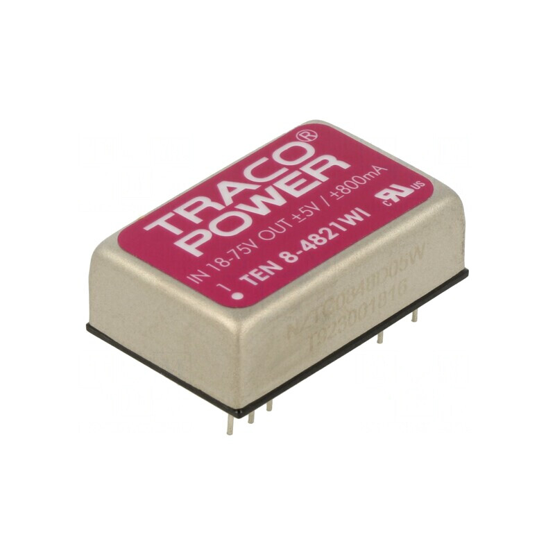 Convertor DC/DC 8W 18-75V la 5V/-5V DIP24 | Electronic-mag.ro | Componente Electronice