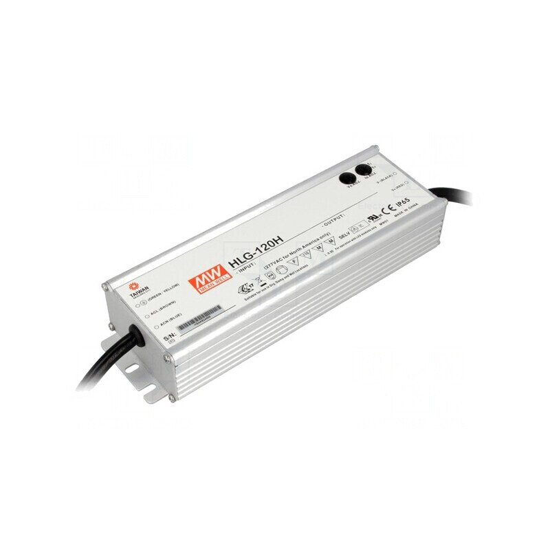 Alimentator LED 120W 15VDC IP65 HLG-120H-15A | Electronic-mag.ro | Componente Electronice