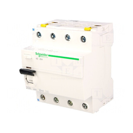 Întrerupător diferențial 25A 30mA 4P 400VAC | Electronic-mag.ro | Componente Electronice