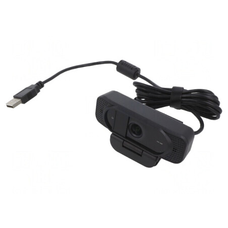Webcam USB Neagră Full HD 1080p PnP 1,6m 96° | Electronic-mag.ro | Componente Electronice