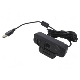 Webcam USB Neagră Full HD 1080p PnP 1,6m 96° | Electronic-mag.ro | Componente Electronice