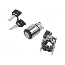 Comutator rotativ cu cheie 22mm XB4BG61 | Electronic-mag.ro | Componente Electronice