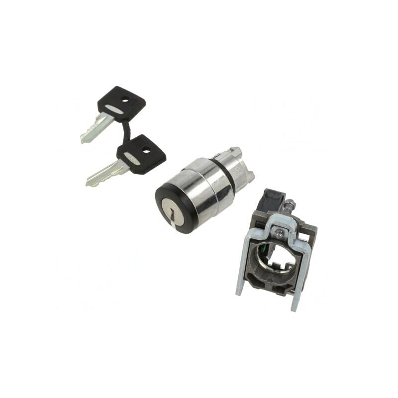 Comutator rotativ cu cheie 22mm XB4BG61 | Electronic-mag.ro | Componente Electronice