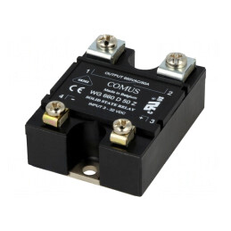 Releu Semiconductor 50A 1-Fazat 3-32VDC 24-660VAC | Electronic-mag.ro | Componente Electronice