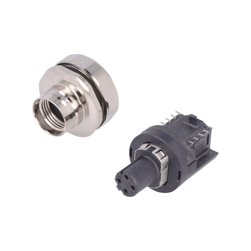 Soclu M12 4-Pin Mamă Ethernet SMT IP65/IP67 | Electronic-mag.ro | Componente Electronice Soclu M12 4-Pin Mamă Ethernet SMT IP65/IP67 | Electronic-mag.ro | Componente Electronice