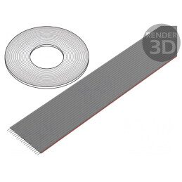 Cablu Bandă 1,27mm Cu PVC Gri 76m | Electronic-mag.ro | Componente Electronice